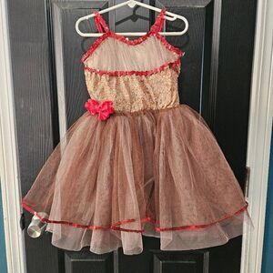 Curtain Call child medium pre loved EUC dance costume jazz lyrical tap solo